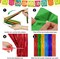 2 Pack Cinco De Mayo Fiesta Rainbow Backdrop Curtains – Metallic Fringe Tinsel Streamers (3.28 FT x 7.05 FT) – Mexican Party Decorations for Taco Party, Birthday, Carnival & Celebration Decor – Perfect for Mother's Day Card Making Displays